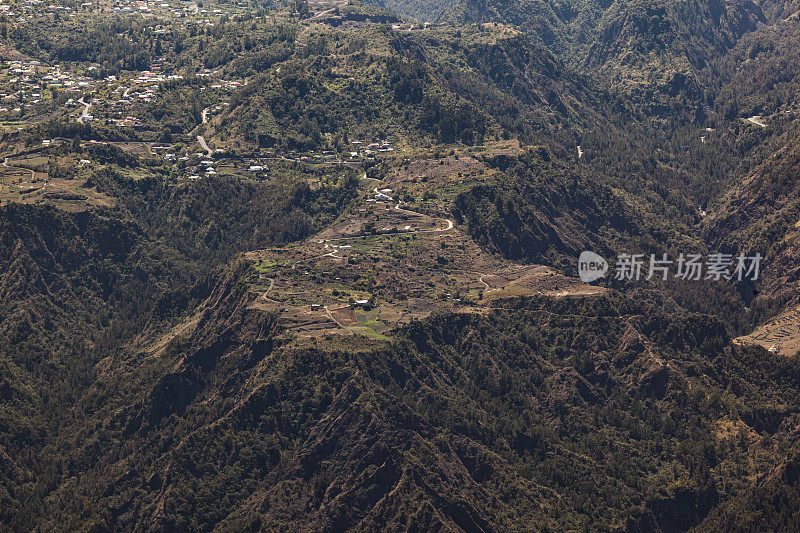 mountain plateau, la reunion island